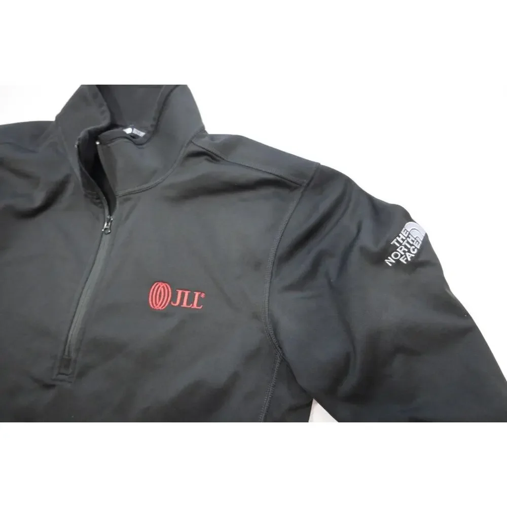 North Face‎ 1/4 Zip Fleece Jacket Performance Pullover Black Mens Size Medium